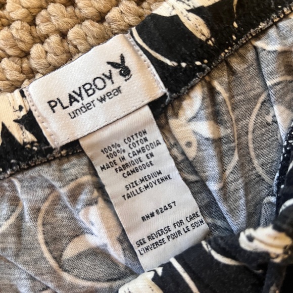 PLAYBOY Bunny Logo Pyjamas Black&White - Picture 3 of 7